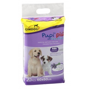 TAPPETINI ASSORBENTI PUPI PIU  60x60 AL PROFUMO DI LAVANDA